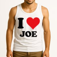 I Heart Joe First Name I Love Personalized Stuff Tank Top