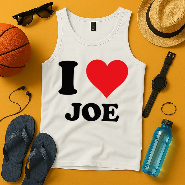 I Heart Joe First Name I Love Personalized Stuff Tank Top