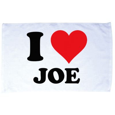 I Heart Joe First Name I Love Personalized Stuff Microfiber Hand Towel