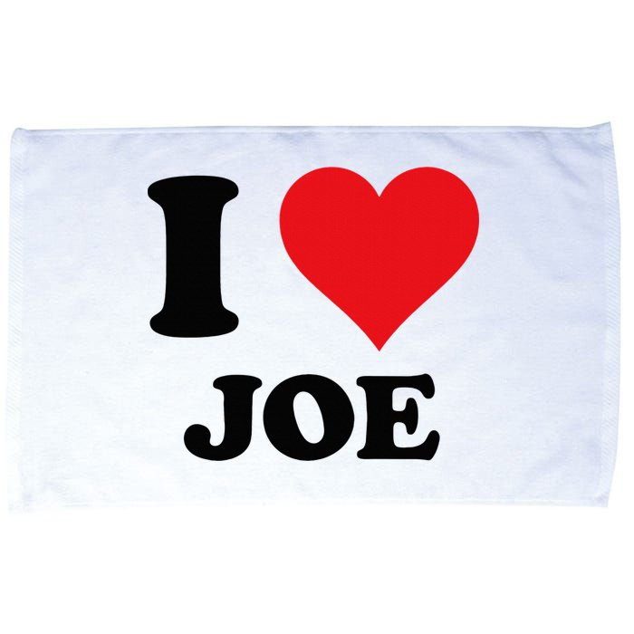 I Heart Joe First Name I Love Personalized Stuff Microfiber Hand Towel
