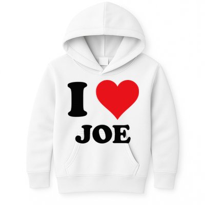 I Heart Joe First Name I Love Personalized Stuff Kids Hoodie