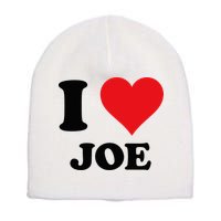 I Heart Joe First Name I Love Personalized Stuff Short Acrylic Beanie