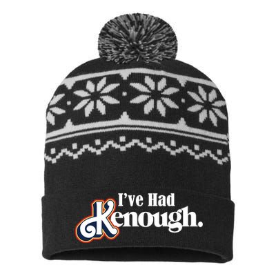 Ive Had Kenough USA-Made Snowflake Beanie