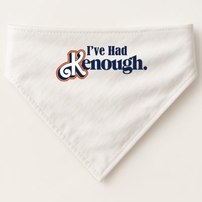 Ive Had Kenough USA-Made Doggie Bandana