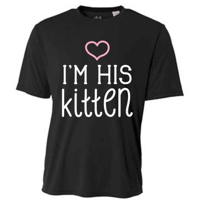 IM His Kitten Cute Couples ValentineS Day Nickname Cooling Performance Crew T-Shirt