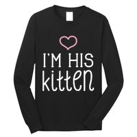 IM His Kitten Cute Couples ValentineS Day Nickname Long Sleeve Shirt