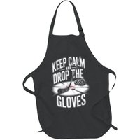 Ice Hockey Keep Calm And Drop The Gloves Style Gift Apron