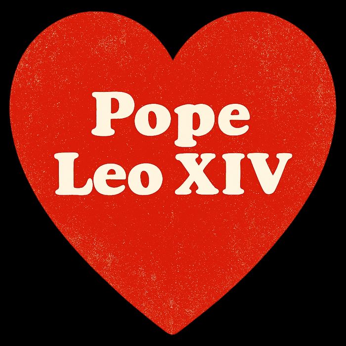 I Heart Love Pope Leo XIV 16 in Basic Backpack