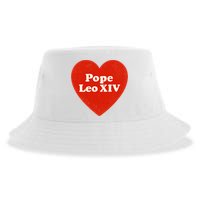 I Heart Love Pope Leo XIV Sustainable Bucket Hat