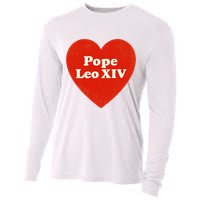 I Heart Love Pope Leo XIV Cooling Performance Long Sleeve Crew