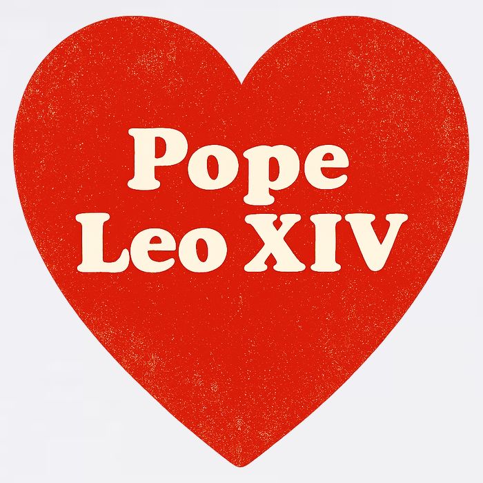 I Heart Love Pope Leo XIV Cooling Performance Long Sleeve Crew