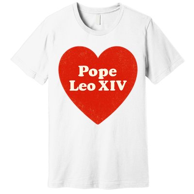 I Heart Love Pope Leo XIV Premium T-Shirt