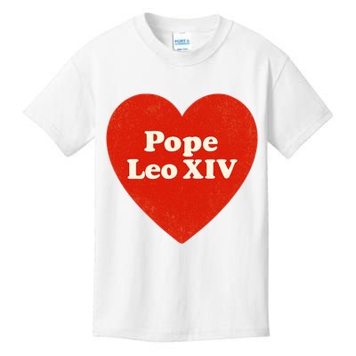 I Heart Love Pope Leo XIV Kids T-Shirt