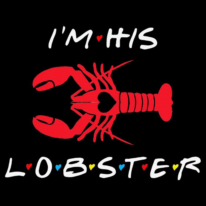 I'm His Lobster Matching Couple Valentine's Day Gift Impact Tech Backpack