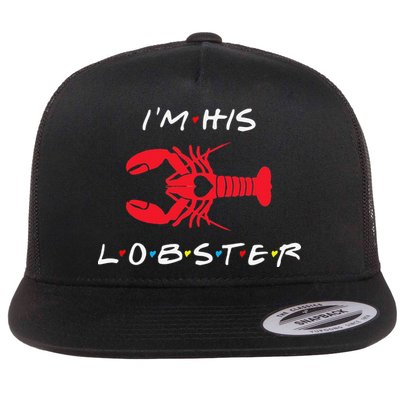 I'm His Lobster Matching Couple Valentine's Day Gift Flatbill Hat