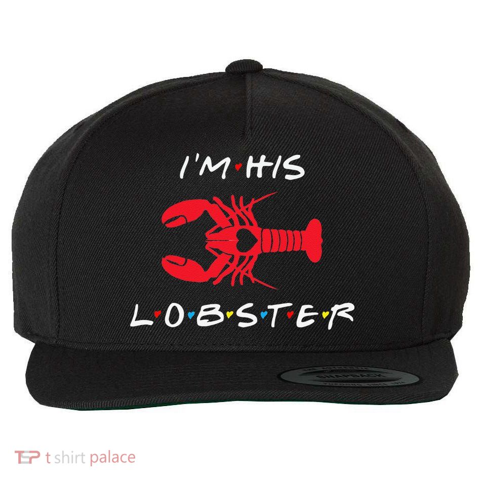 I'm His Lobster Matching Couple Valentine's Day Gift Wool Snapback Cap