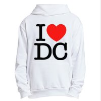 I Heart Love Washington WA DC Classic Font Urban Pullover Hoodie