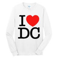 I Heart Love Washington WA DC Classic Font Tall Long Sleeve T-Shirt