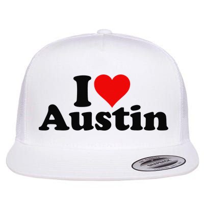 I HEART LOVE AUSTIN TEXAS Flatbill Hat