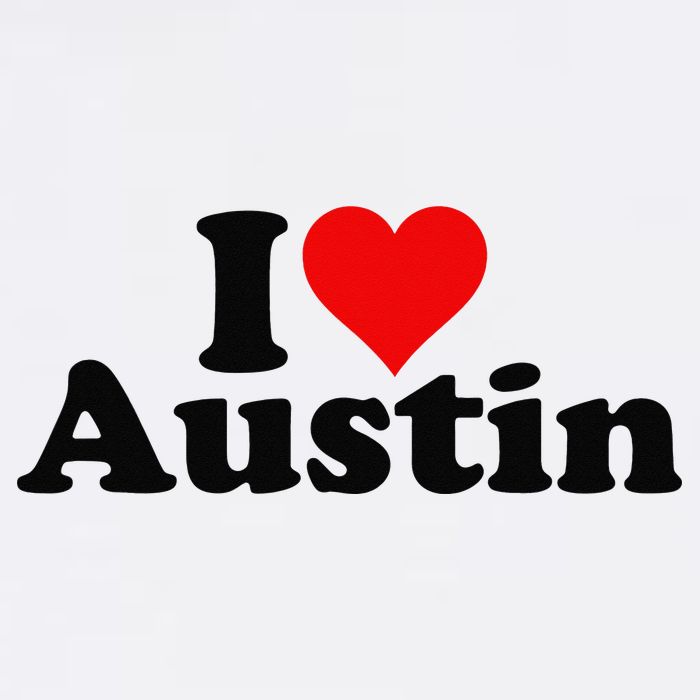 I HEART LOVE AUSTIN TEXAS Wool Snapback Cap