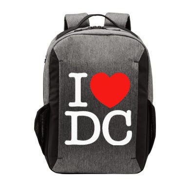 I Heart Love Washington WA DC Classic Font Vector Backpack