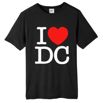 I Heart Love Washington WA DC Classic Font Tall Fusion ChromaSoft Performance T-Shirt