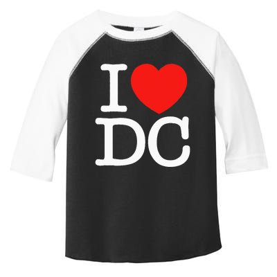 I Heart Love Washington WA DC Classic Font Toddler Fine Jersey T-Shirt