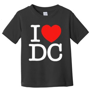 I Heart Love Washington WA DC Classic Font Toddler T-Shirt