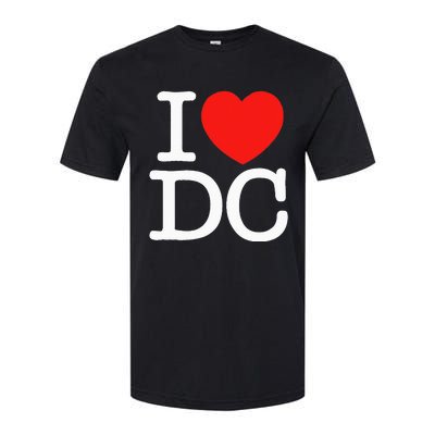 I Heart Love Washington WA DC Classic Font Softstyle® CVC T-Shirt