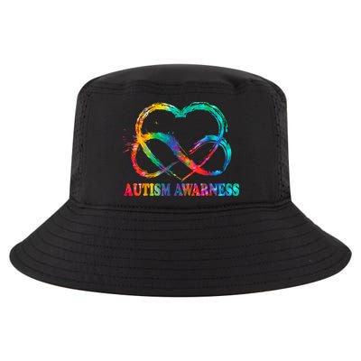 Infinity Heart Love Autism Awareness Needs No Words Cool Comfort Performance Bucket Hat