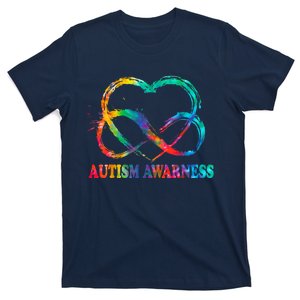 Infinity Heart Love Autism Awareness Needs No Words T-Shirt