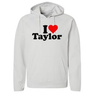 I HEART LOVE TAYLOR Performance Fleece Hoodie