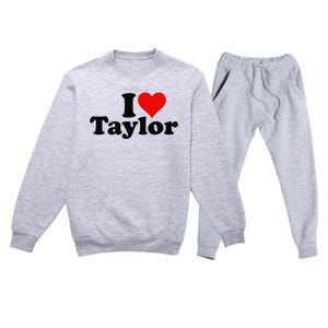 I HEART LOVE TAYLOR Premium Crewneck Sweatsuit Set