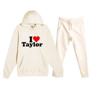 I HEART LOVE TAYLOR Premium Hooded Sweatsuit Set