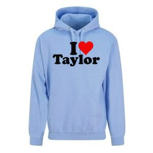 I HEART LOVE TAYLOR Unisex Surf Hoodie