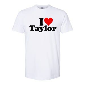 I HEART LOVE TAYLOR Softstyle CVC T-Shirt