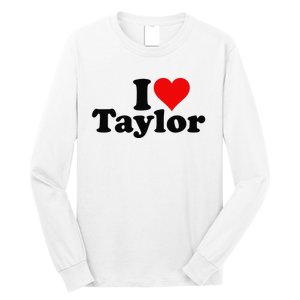 I HEART LOVE TAYLOR Long Sleeve Shirt