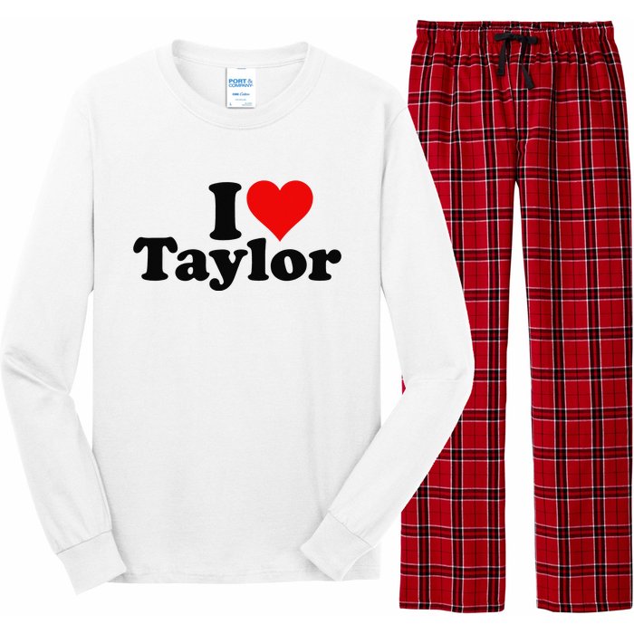 I HEART LOVE TAYLOR Long Sleeve Pajama Set