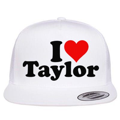 I HEART LOVE TAYLOR Flatbill Hat