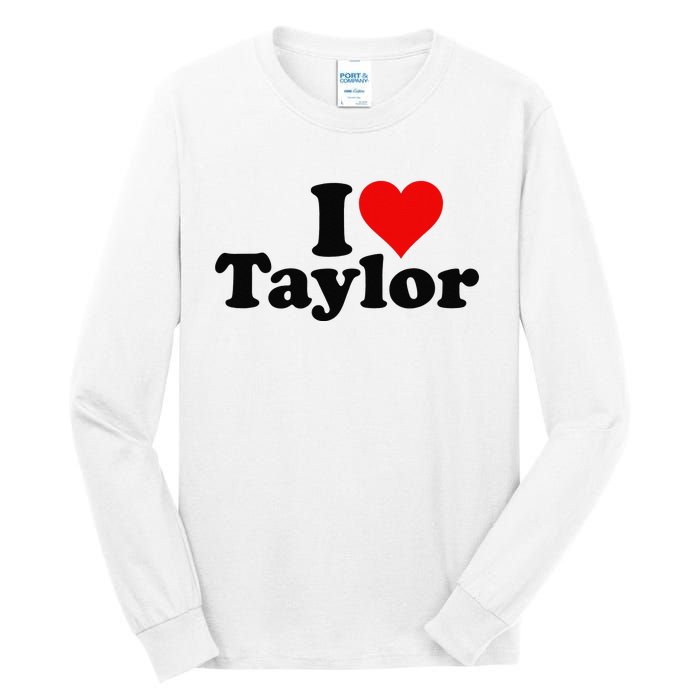 I HEART LOVE TAYLOR Tall Long Sleeve T-Shirt