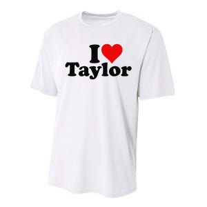 I HEART LOVE TAYLOR Performance Sprint T-Shirt