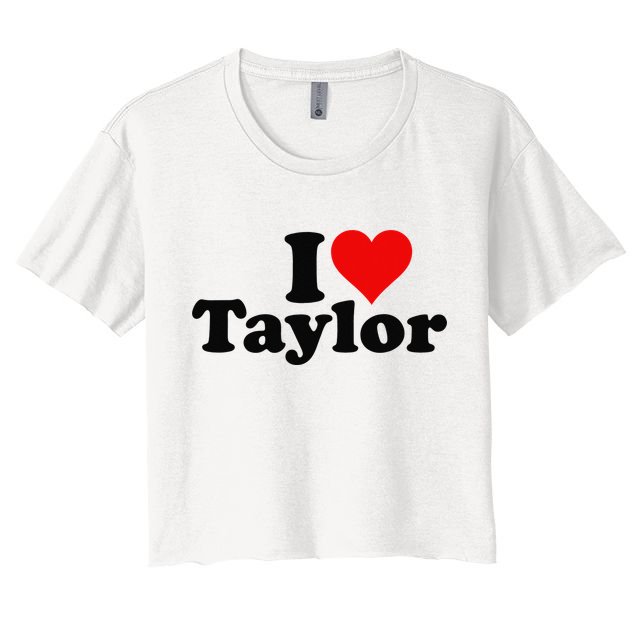 I HEART LOVE TAYLOR Crop Top