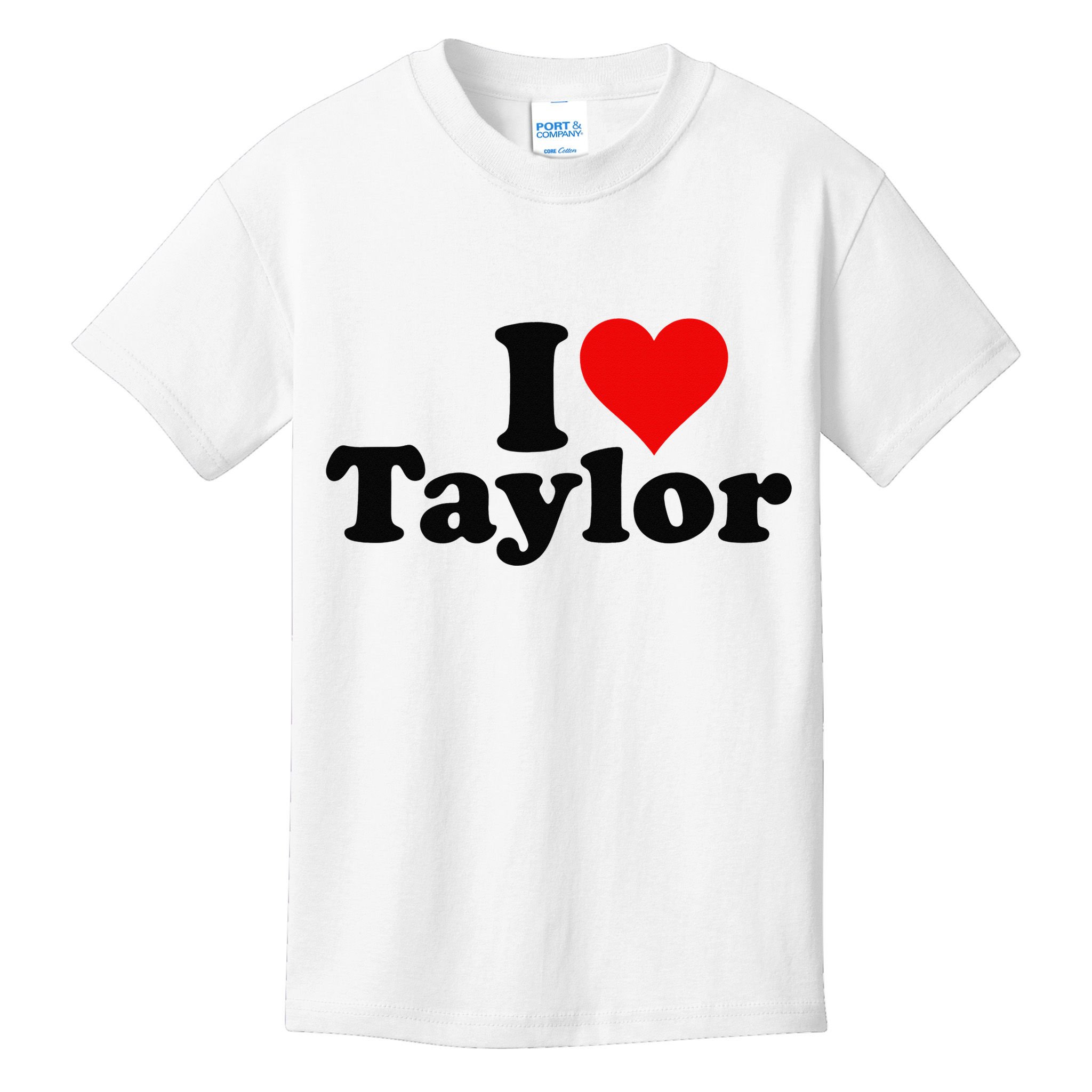 I HEART LOVE TAYLOR Kids T-Shirt