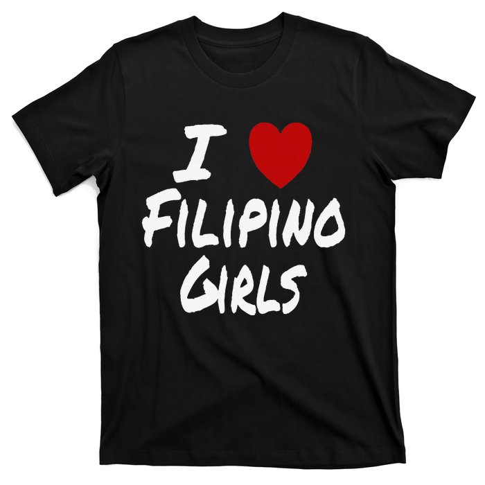 I Heart (Love) Filipino Attraction Asian Preference T-Shirt