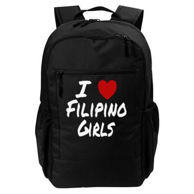 I Heart (Love) Filipino Attraction Asian Preference Daily Commute Backpack