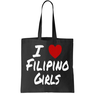 I Heart (Love) Filipino Attraction Asian Preference Tote Bag