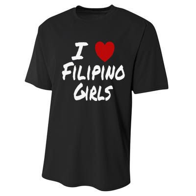 I Heart (Love) Filipino Attraction Asian Preference Performance Sprint T-Shirt