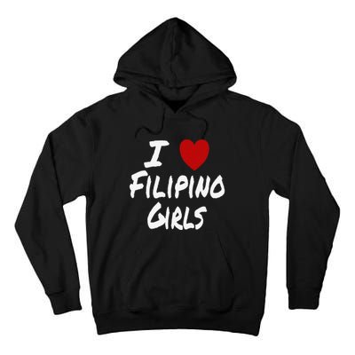 I Heart (Love) Filipino Attraction Asian Preference Tall Hoodie