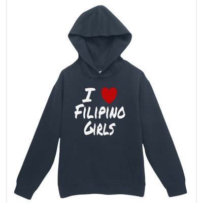 I Heart (Love) Filipino Attraction Asian Preference Urban Pullover Hoodie