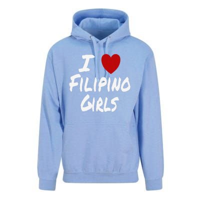 I Heart (Love) Filipino Attraction Asian Preference Unisex Surf Hoodie